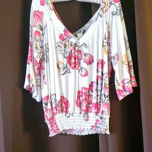 American Rag boho floral blouse